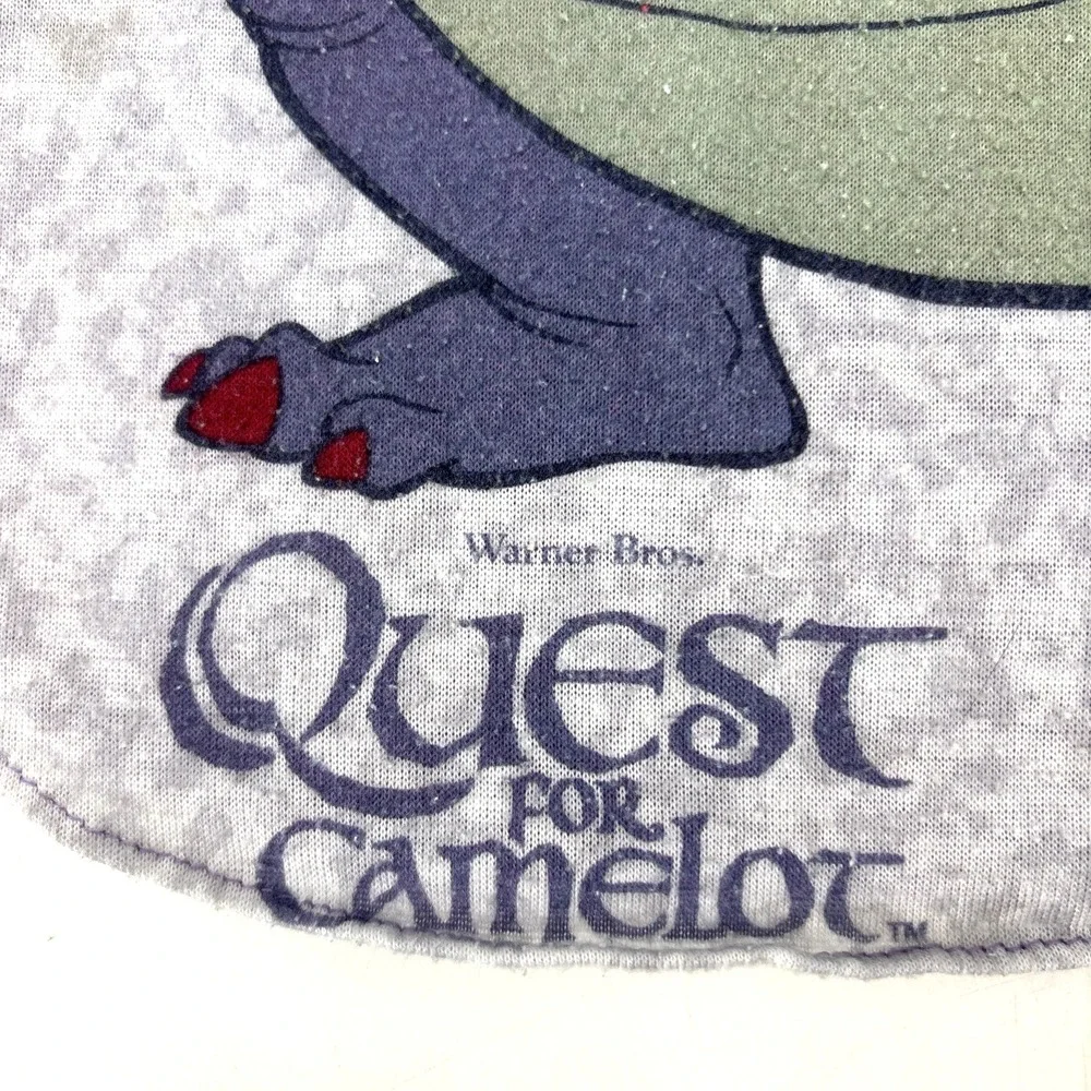 Vintage Quest‎ For Camelot Kids Pajamas Sleep Dress Dragon Purple ULTRA RARE